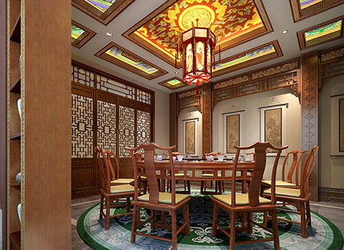 银川中式古典风格家居装修设计效果图