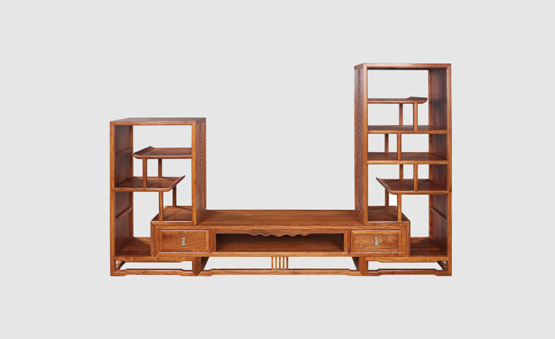 银川中式装饰厅柜组合家具效果图