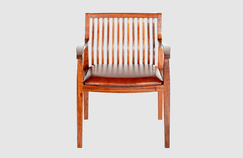 银川中式实木大方椅家具效果图